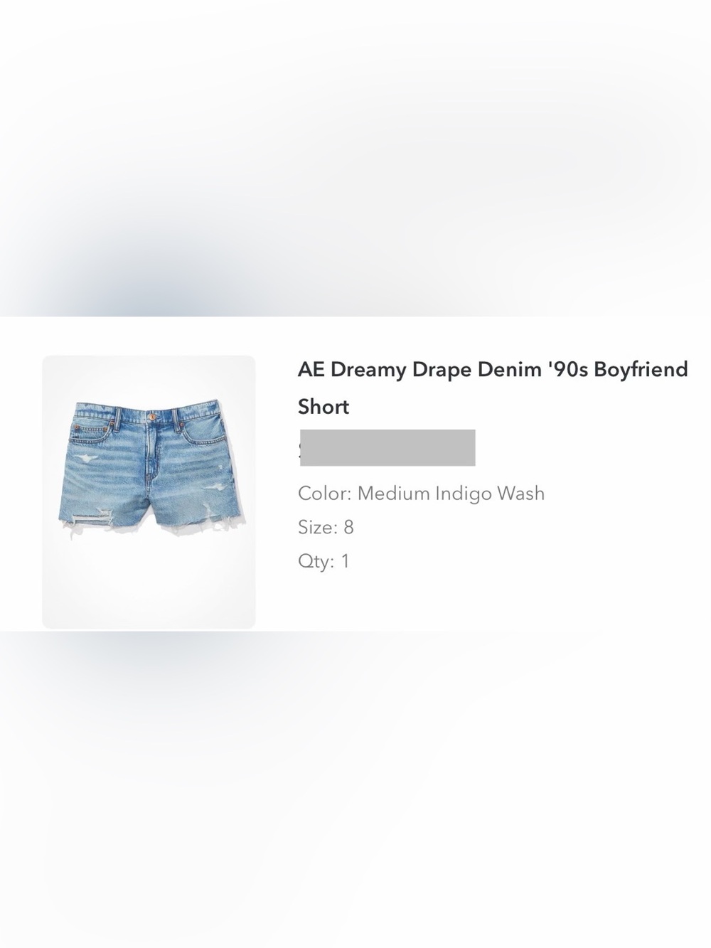 American Eagle Outfitters Denim Short - Medium Blue